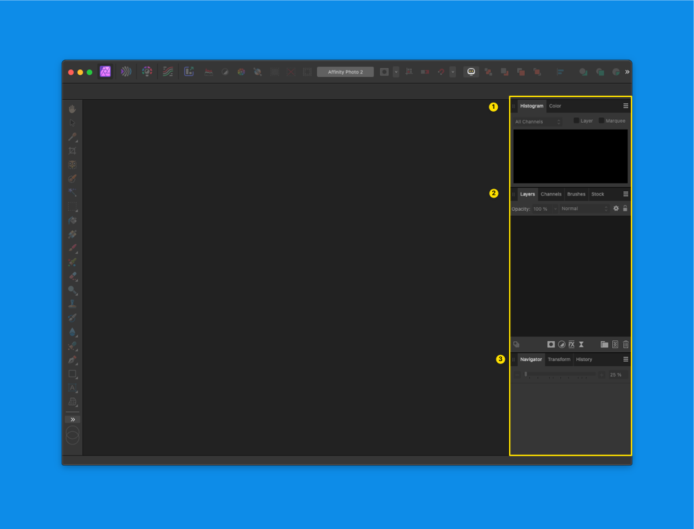 Affinity Photo v2 UI